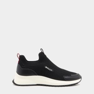 Outline Sneaker in Black Fabric