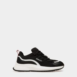 Outline Sneaker in Black Knit