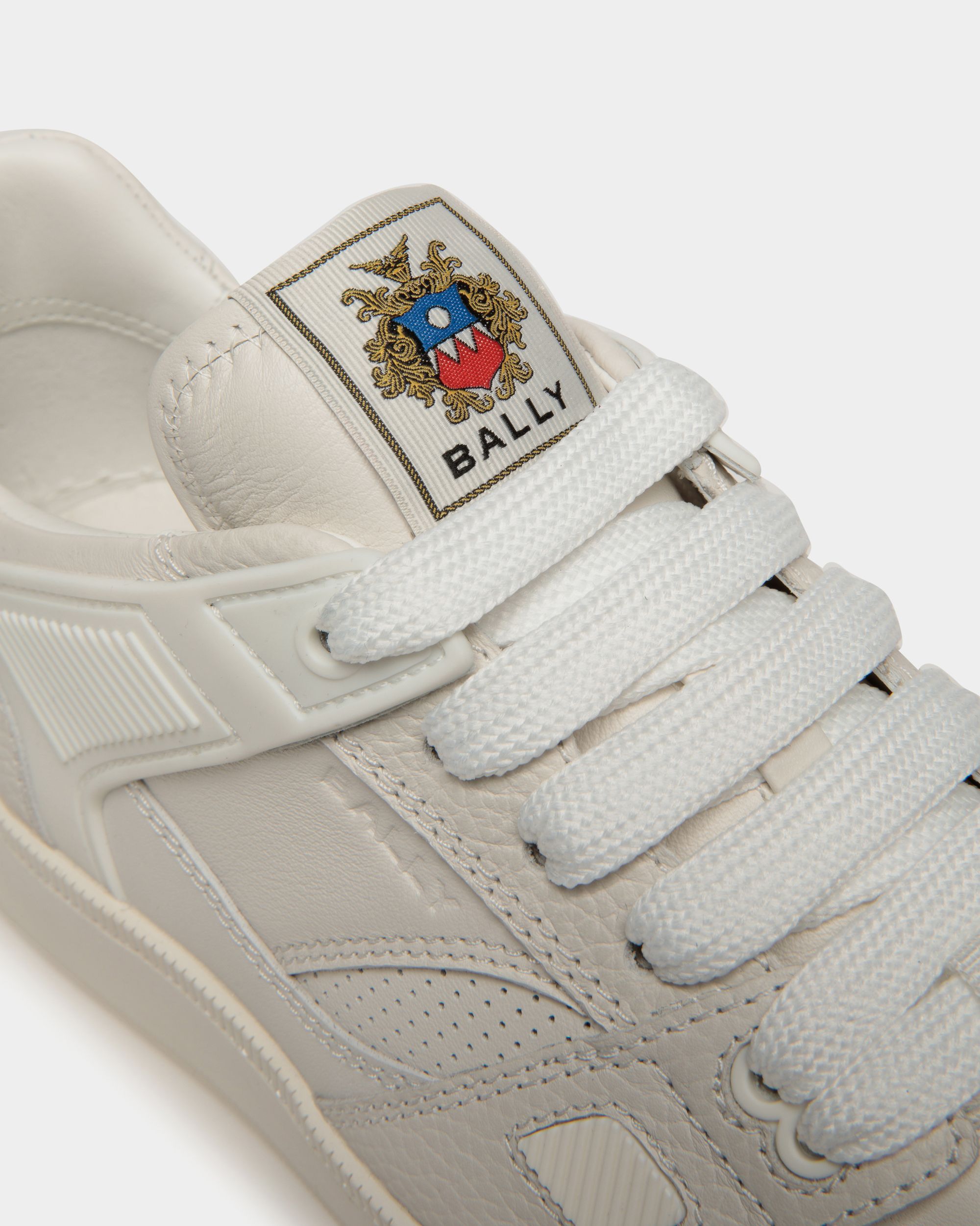 Raise Sneaker in White Leather - Image 5