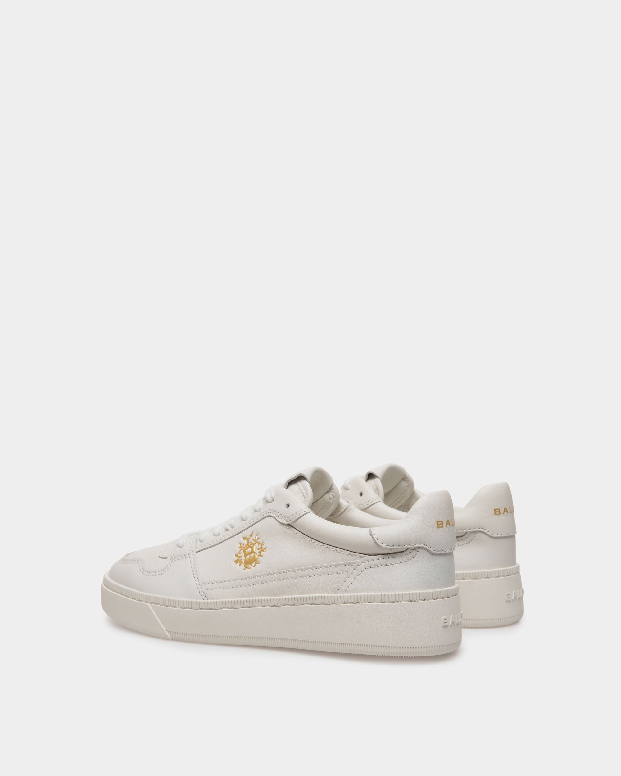 Raise Sneaker In White Leather - Image 4