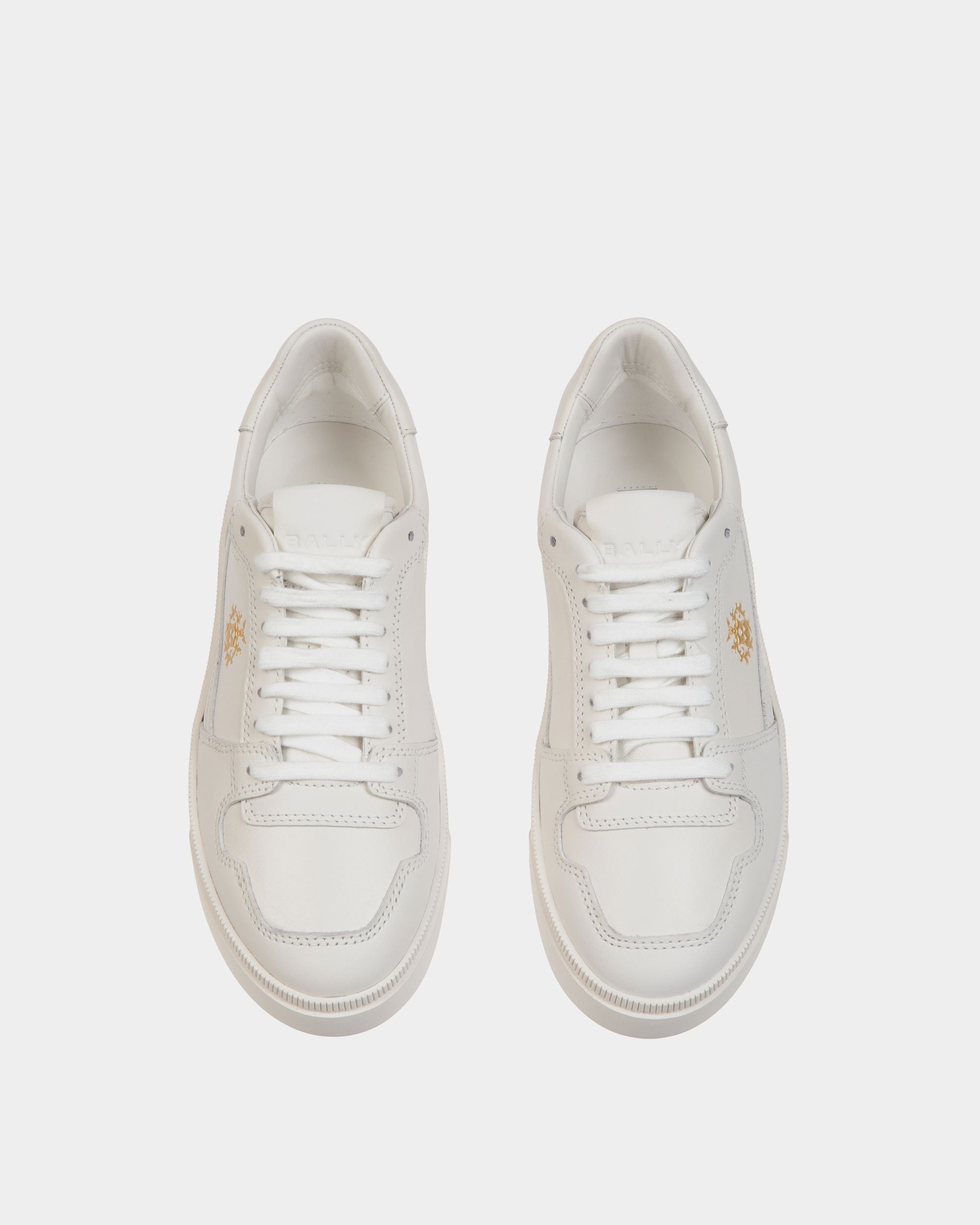 Raise Sneaker In White Leather - Image 5