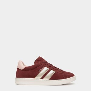 Tennis Sneaker In Andorra and Light Pink Suede Leather