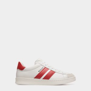 Tennis Sneaker In White Leather