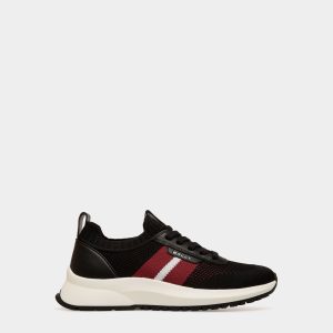 Outline Sneaker in Black Knit