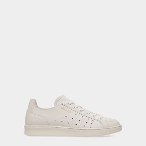 Tennis Sneaker in White Leather