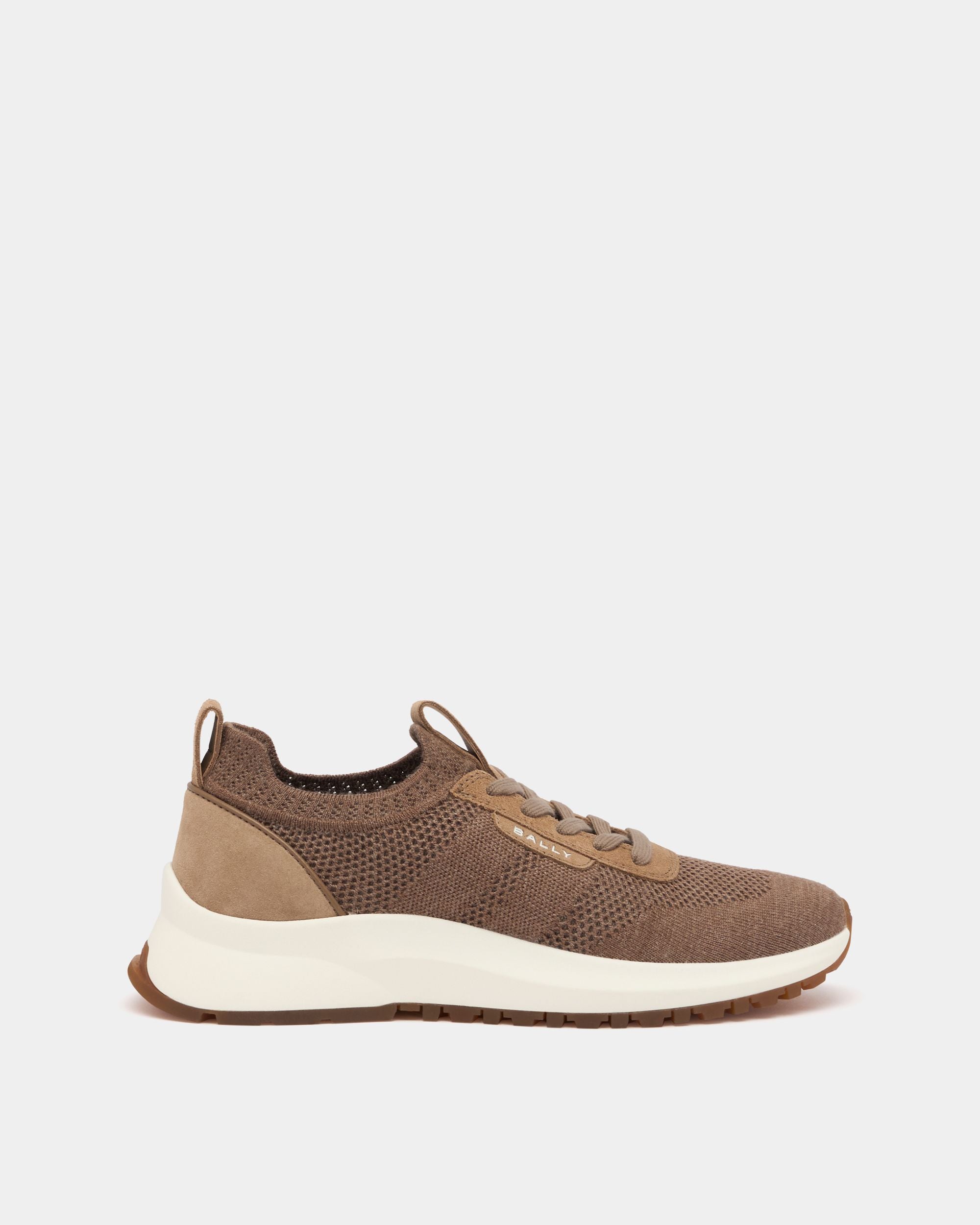 Outline Sneaker in Taupe Leather