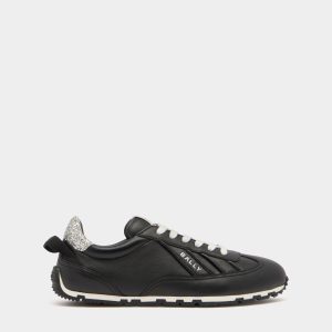 Quarry Sneaker in Black Leather