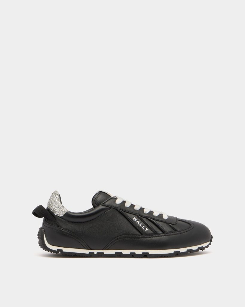 Quarry Sneaker in Black Leather
