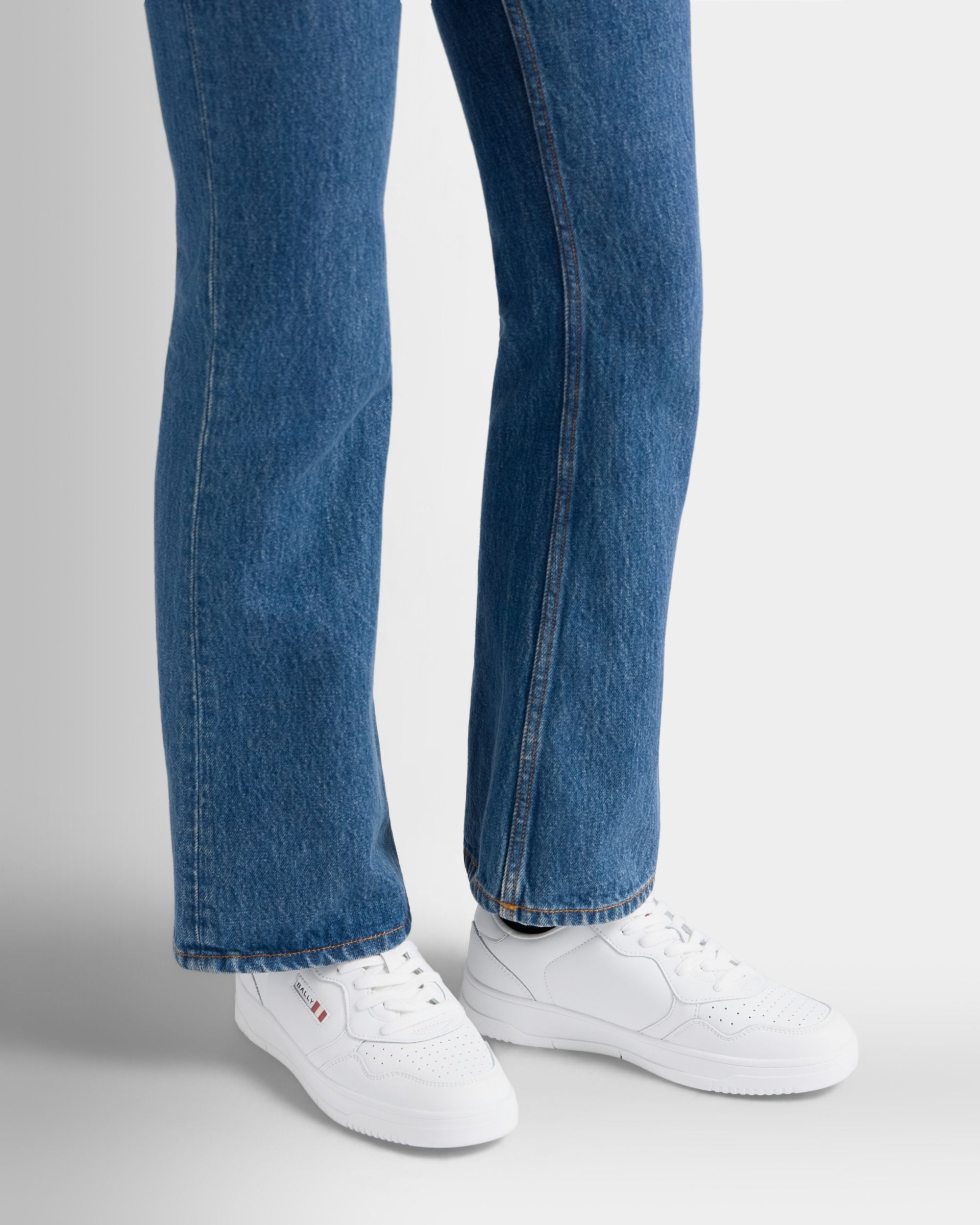 Jasper Sneaker in White Leather - Image 2