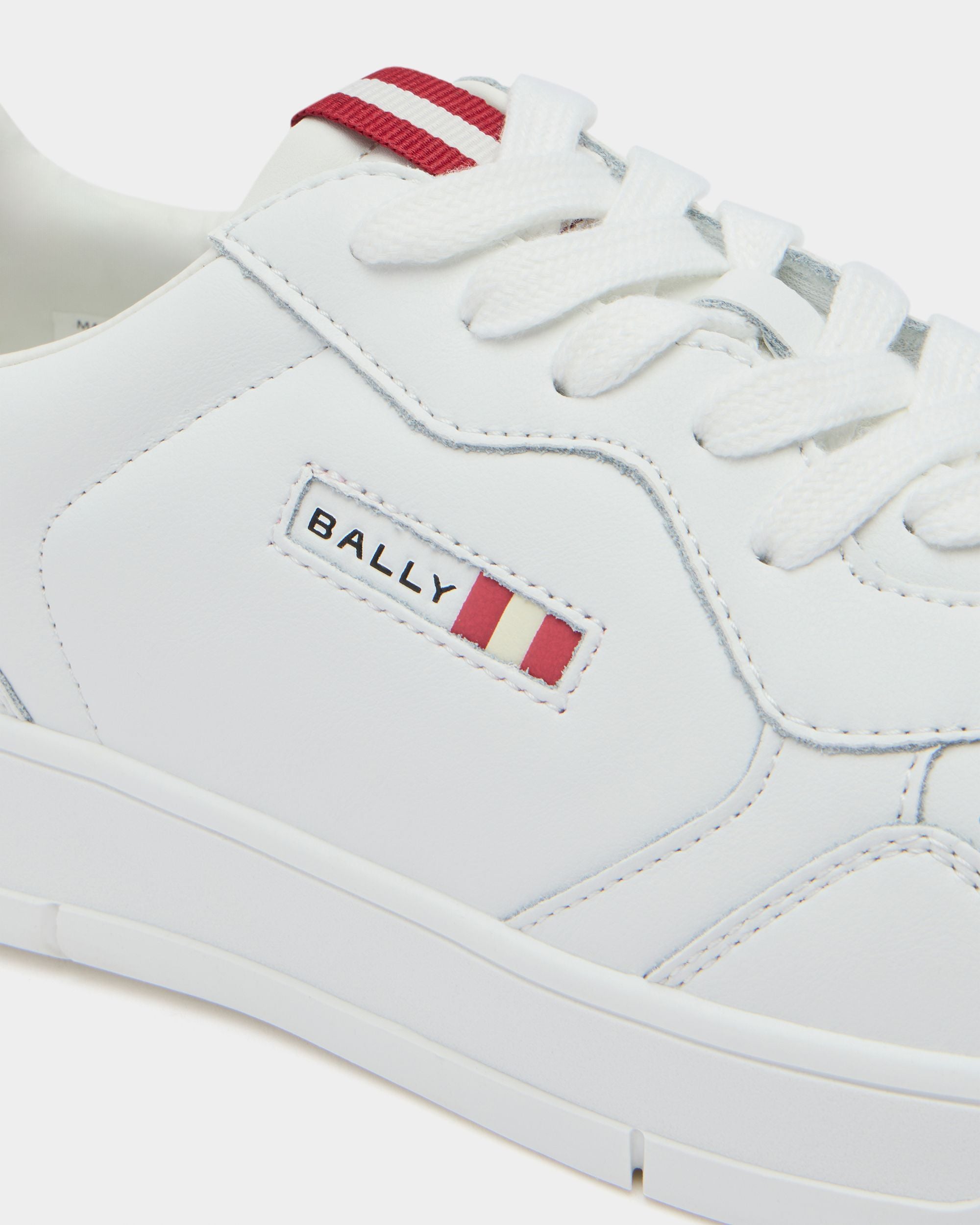Jasper Sneaker in White Leather - Image 6