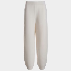 Sweatpants in Beige Wool