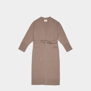 Wool & Cashmere Sweater In Beige