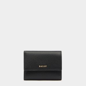 Wallet in Black Grained Leather