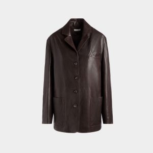 Blazer In Brown Leather