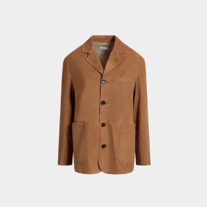Blazer in Brown Suede