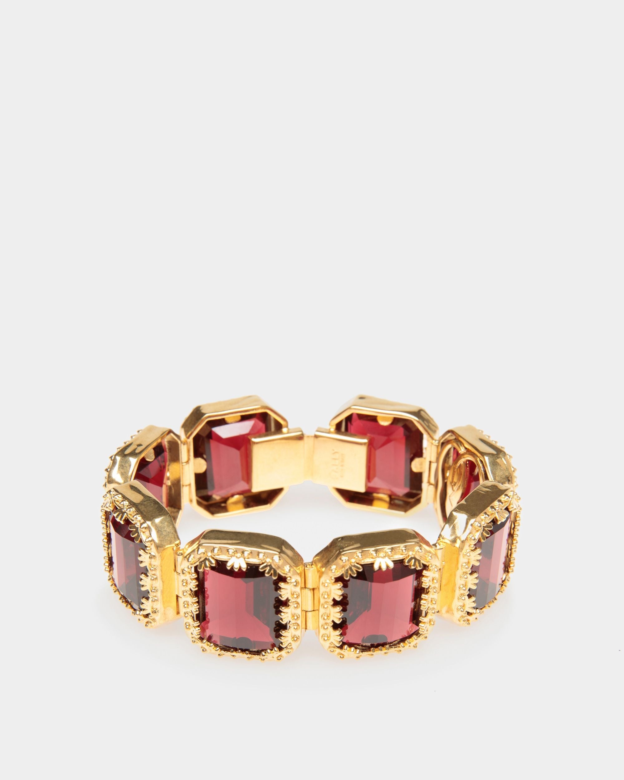 Baroque Bracelet In Hammered Gold