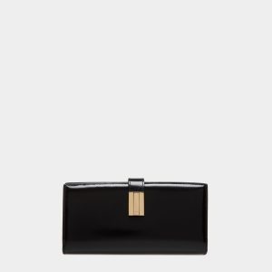 Ollam Continental Wallet in Black Leather