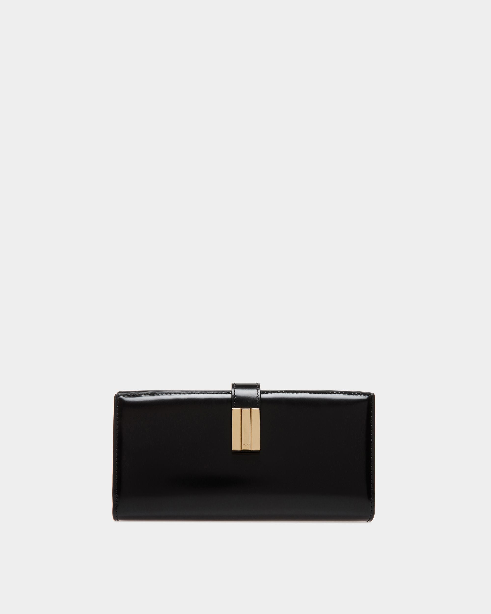 Ollam Continental Wallet in Black Leather