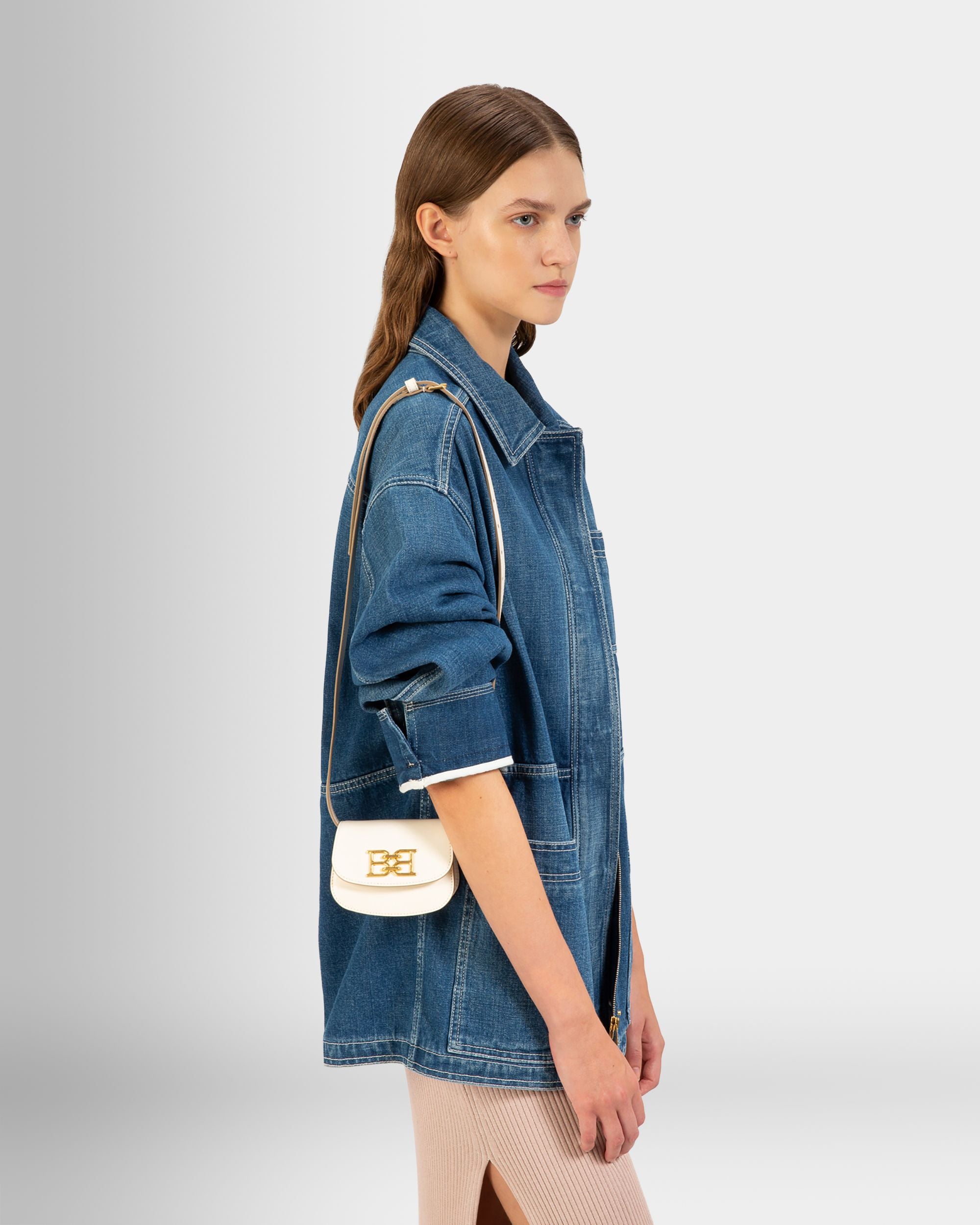 Baily Xs Leather Accessory In Bone - Image 5