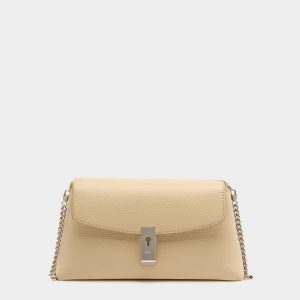 Lock Me Multifunctional Minibag in Ginger Grained Leather