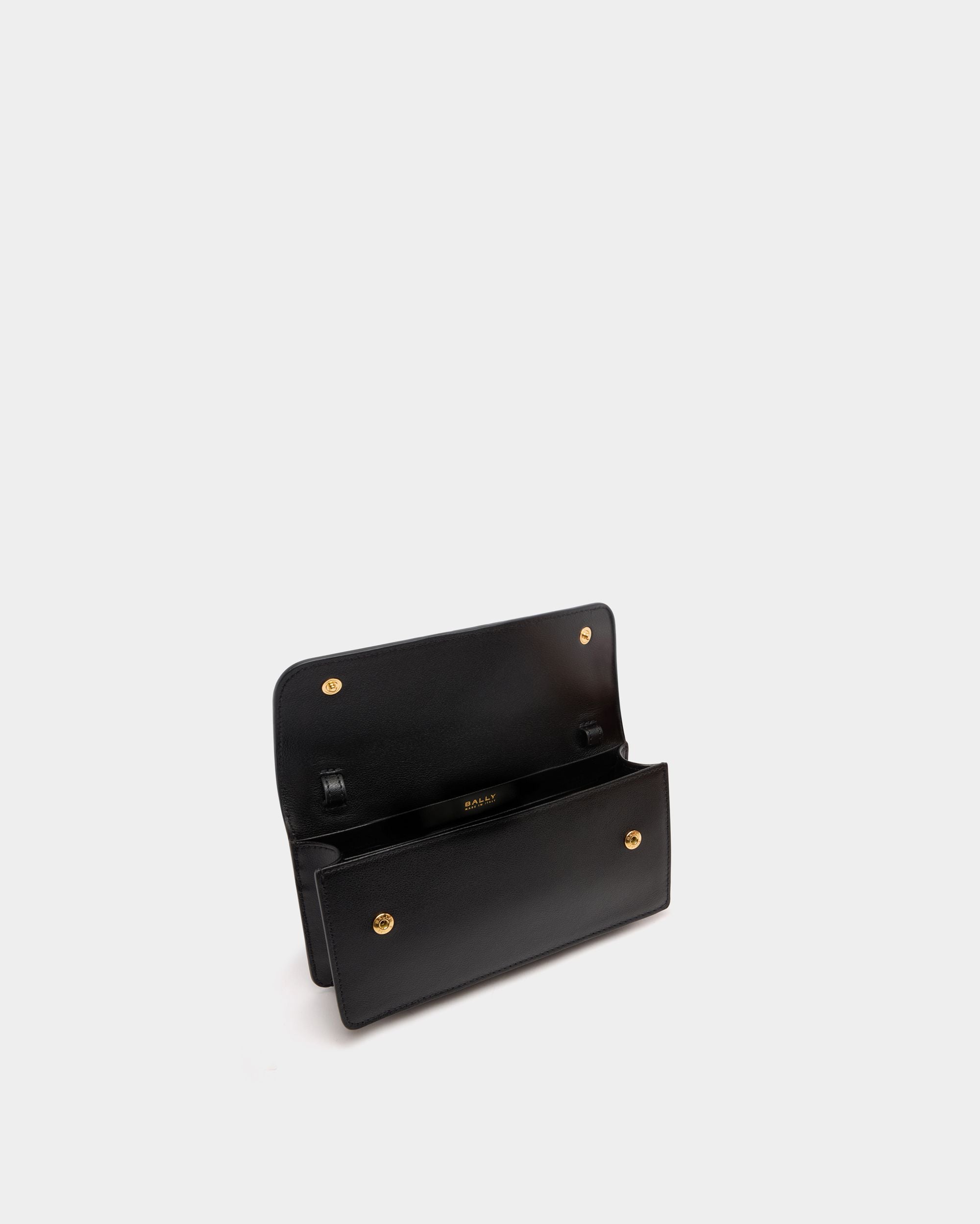 Beckett Phone Wallet in Black Leather - Image 4