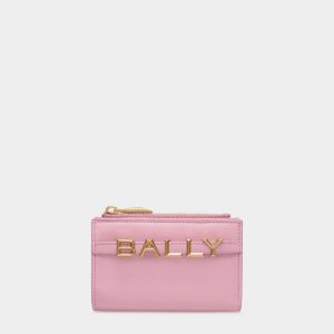 Bally Spell Wallet in Pink Leather