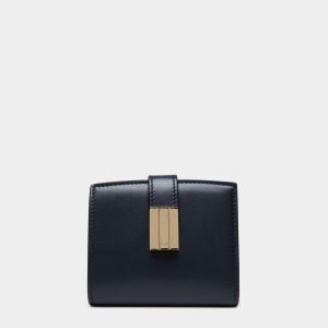 Ollam Wallet in Navy Blue Leather
