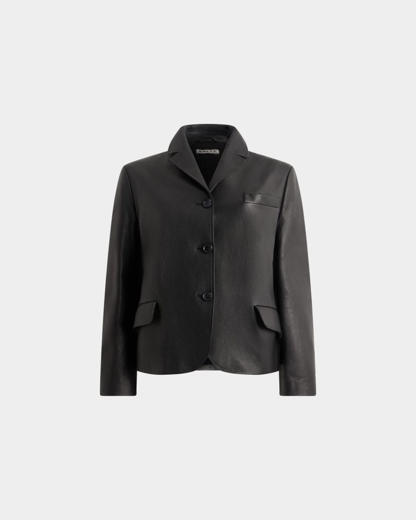 Blazer in Black Leather