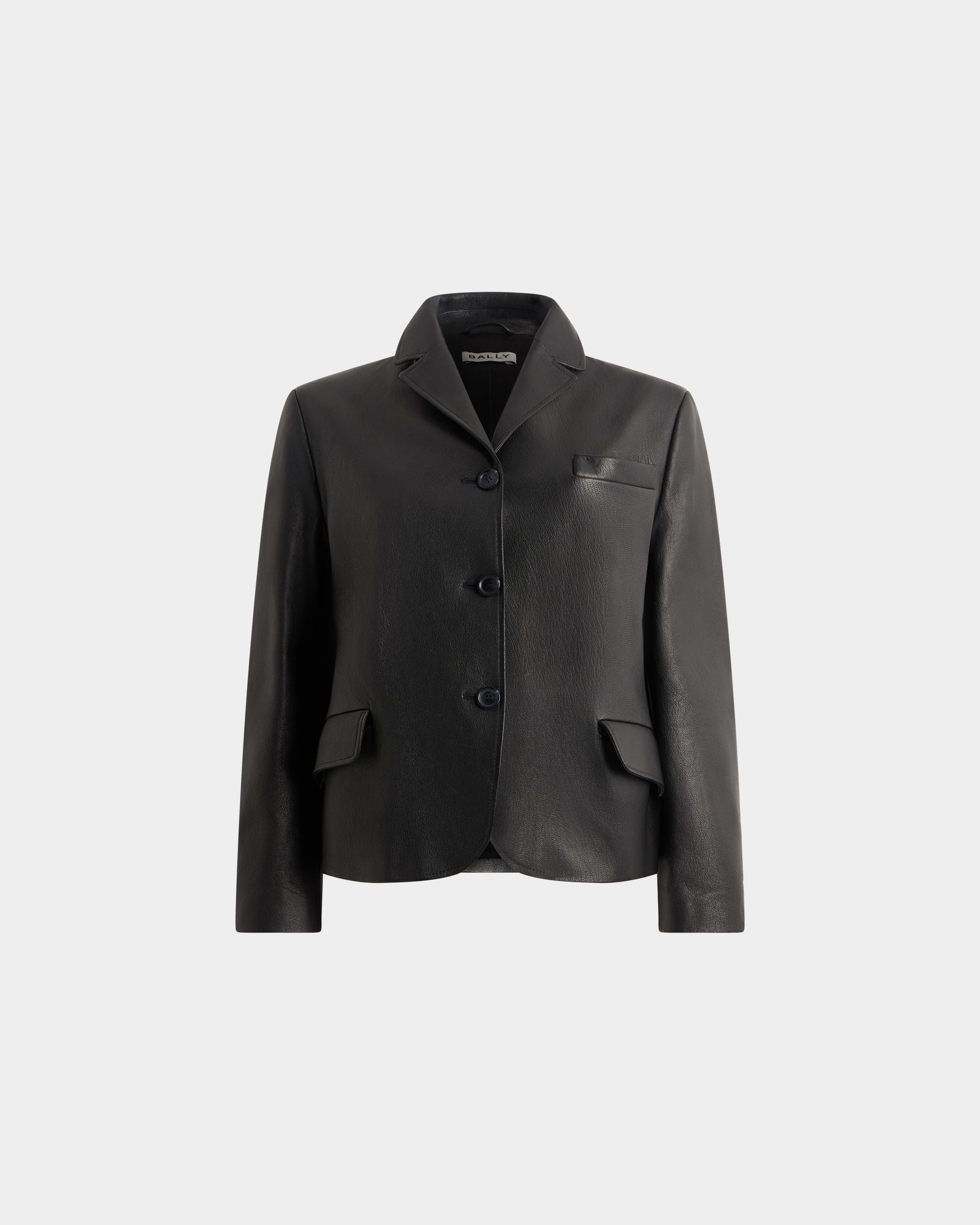 Blazer in Black Leather