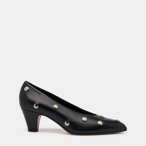 Alva Pump in Black Leather