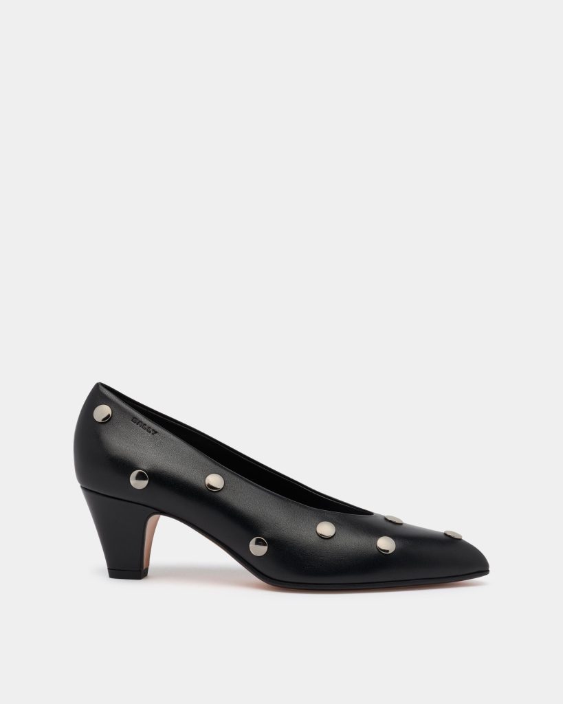 Alva Pump in Black Leather