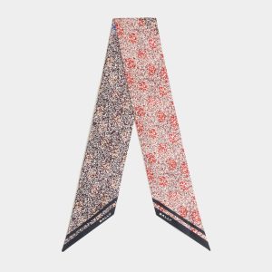 Neck Bow in Multicolor Silk