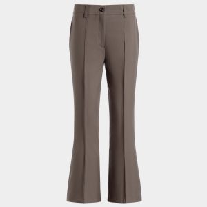 Trousers In Brown Wool